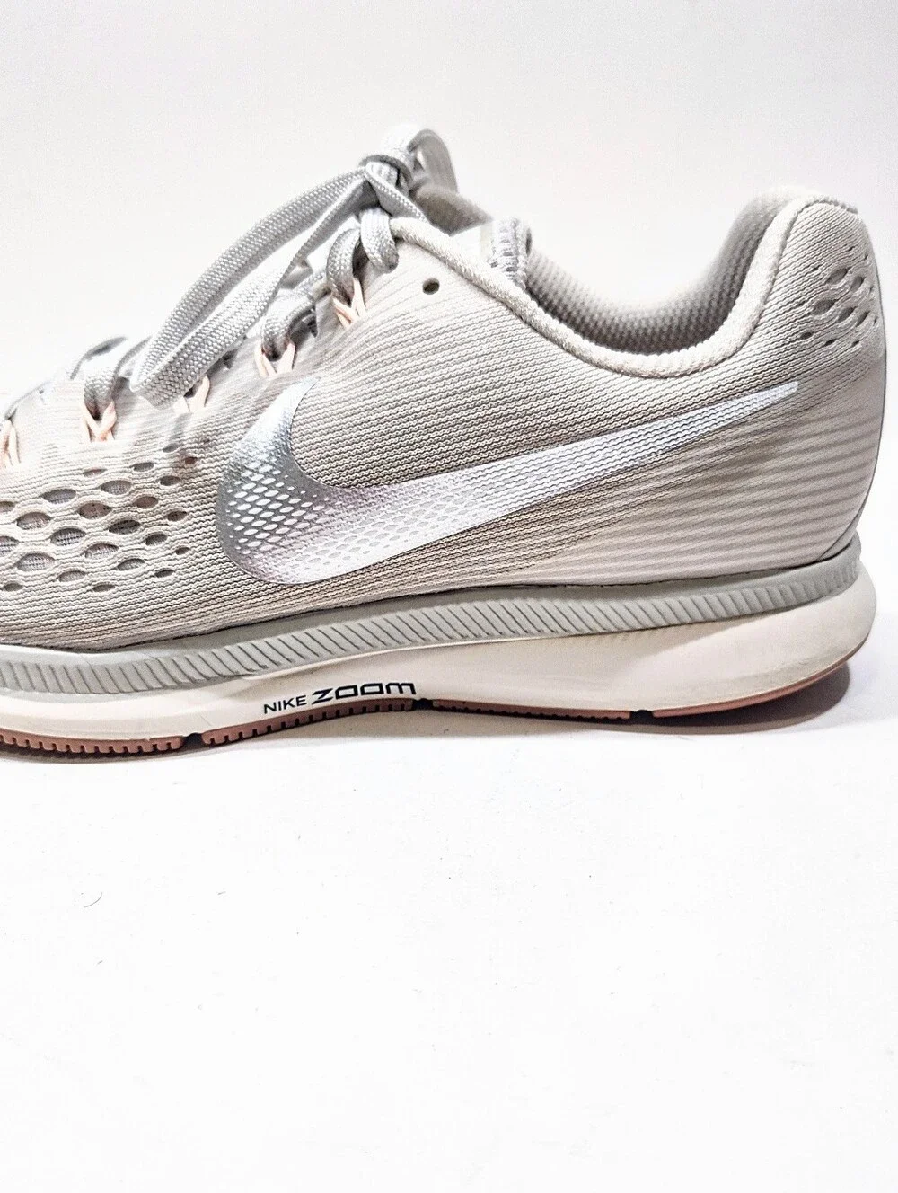 Nike Air Zoom Pegasus 34 Womens Running Shoes Size 8.5 Wolf Grey 880560-004